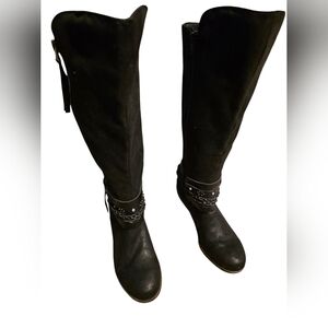 Kohl's Black Knee-High Boots
